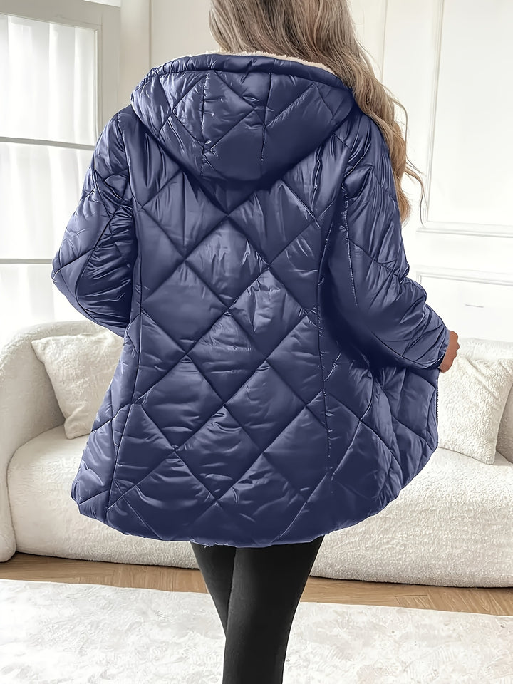 Beata | Luźna midi sukienka z kieszeniami