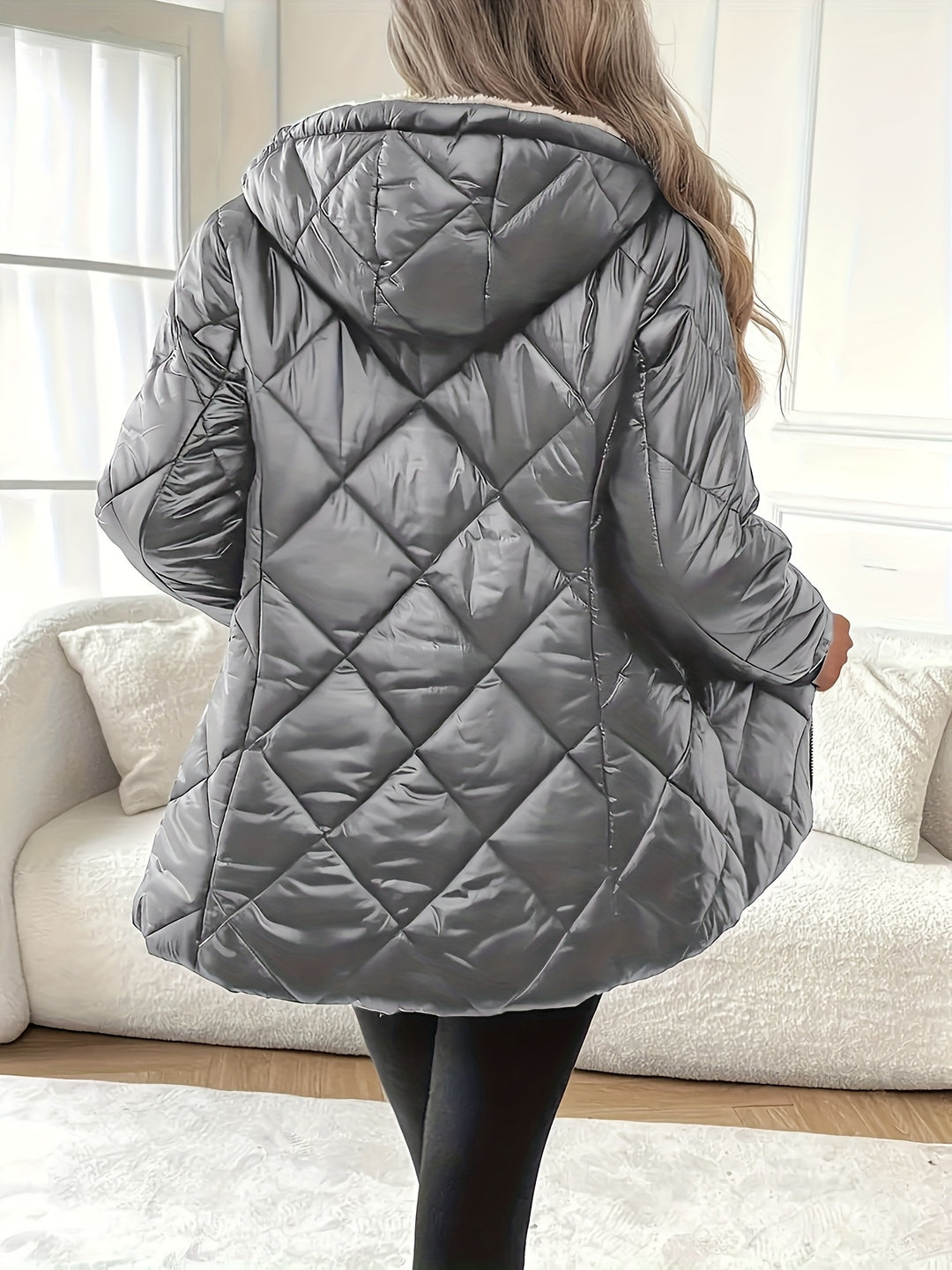 Beata | Luźna midi sukienka z kieszeniami