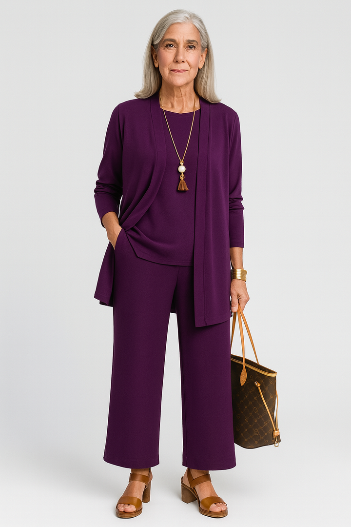 Justyna | Elegancki komplet trzyczęściowy