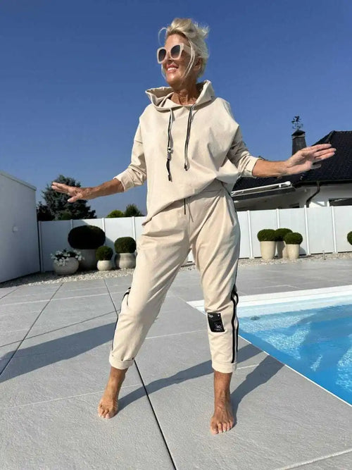 Gabriela | Miękki komplet dresowy dwuczęściowy