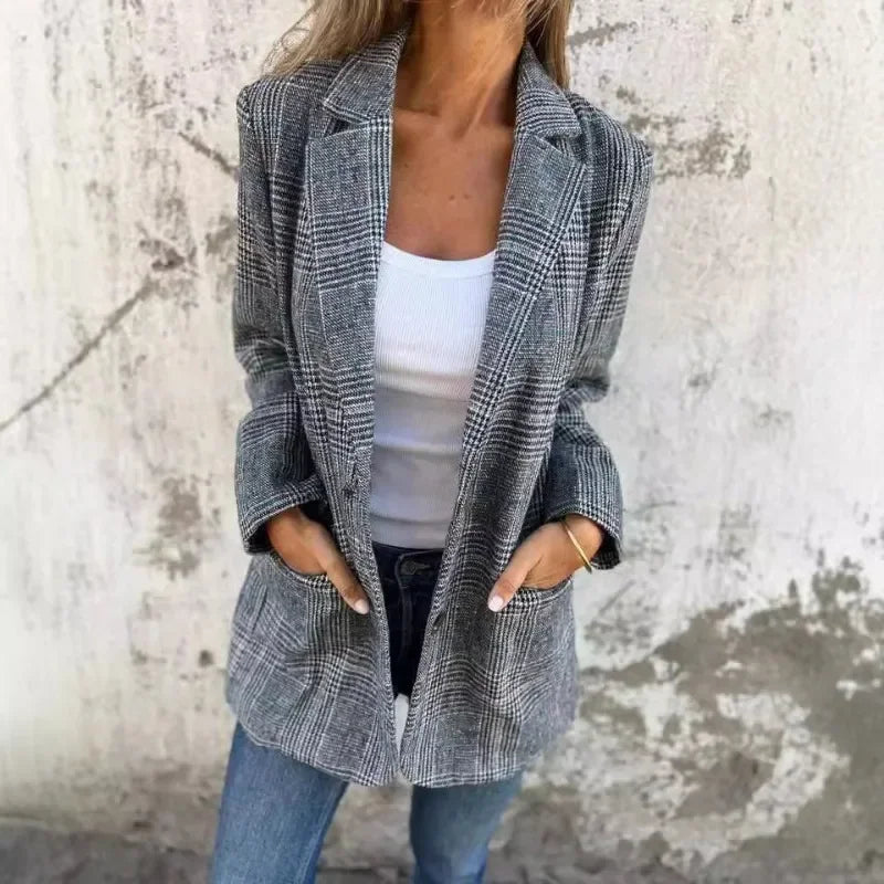 Weronika | Elegancka marynarka w kratkę